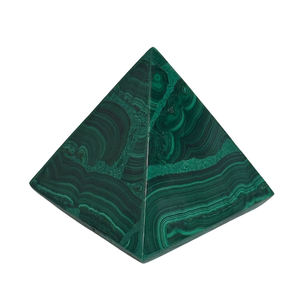 malachite with white background