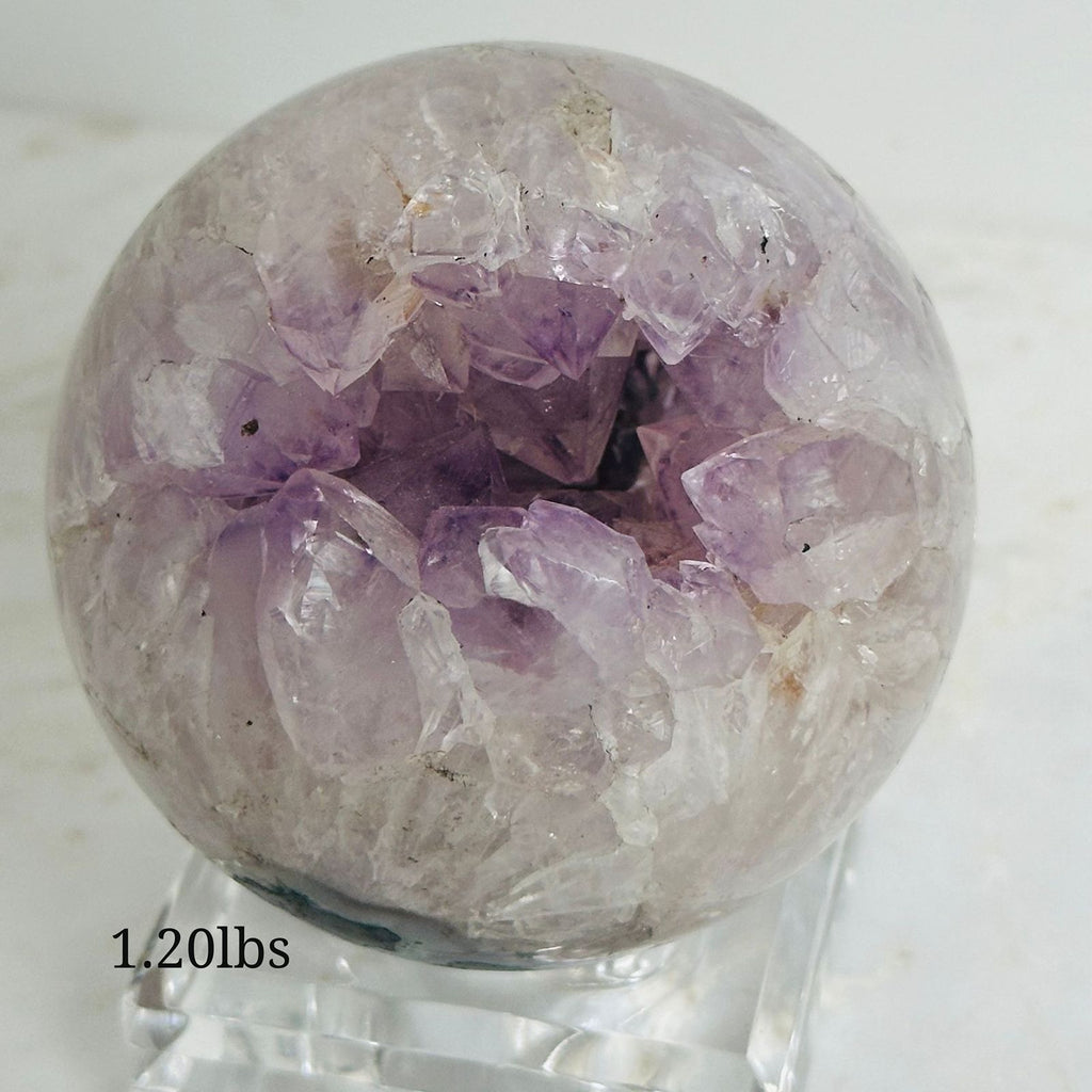 amethyst cluster sphere from brazil