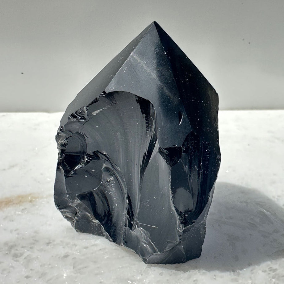Black Obsidian Crystal Point