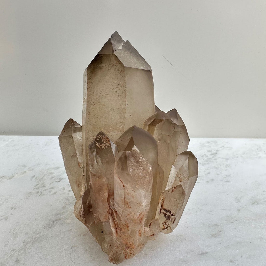 Natural Citrine, Cluster of Crystal Points, from madagascar