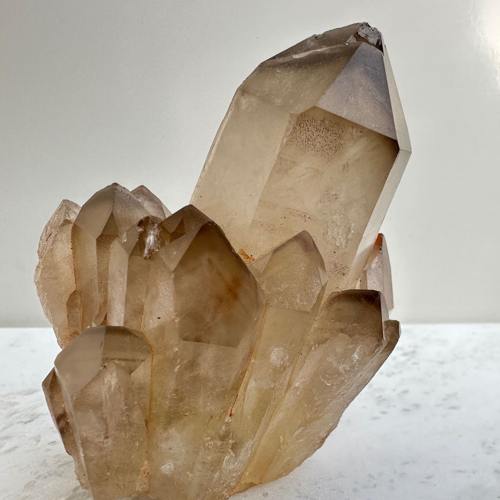 Natural Citrine Cluster Point Crystal from Madagascar