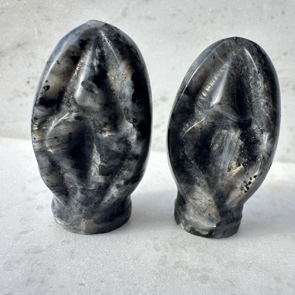 Labradorite Crystal Vulva, aka Portal to Paradise Carving