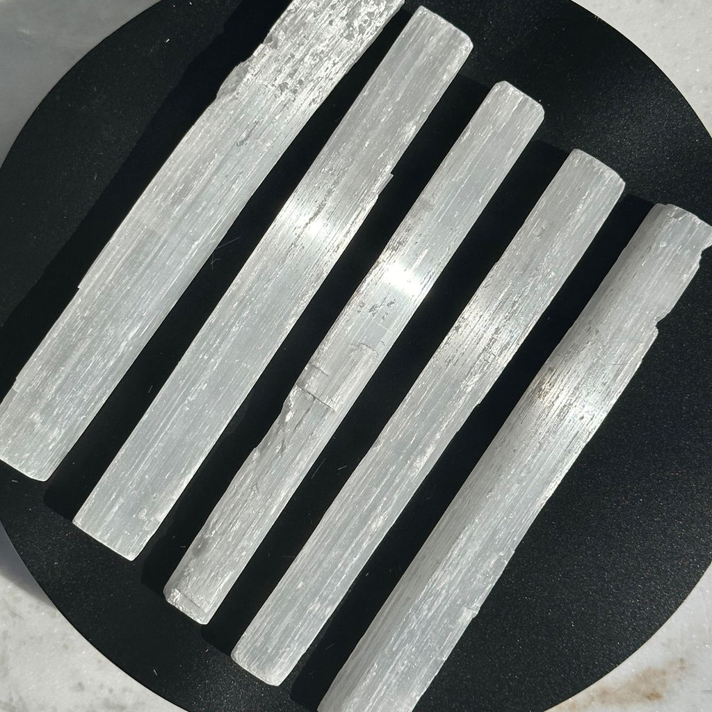 Raw Selenite Wands from Morocco